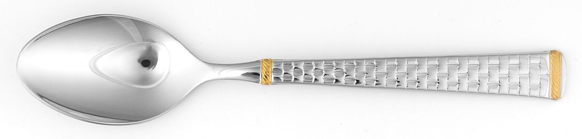 Golden Monterey (Stainless, Gold Accent) Teaspoon by Wallace Silver-1