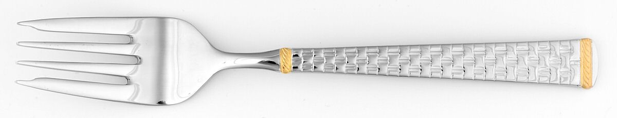 Golden Monterey (Stainless, Gold Accent) Individual Salad Fork by Wallace Silver-1