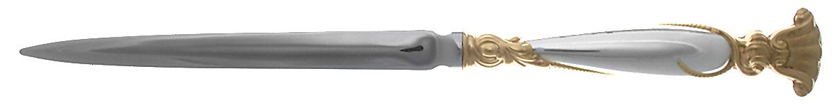 Golden Romance of The Sea (Sterling, Gold Accent) Large Letter Opener with Stainless Blade by Wallace Silver-1