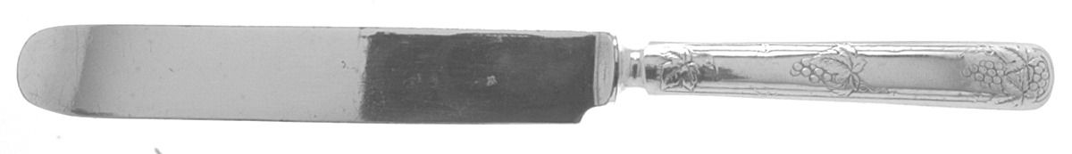 Grape (Silverplate, 1910) Blunt Solid Knife by Wallace Silver-1