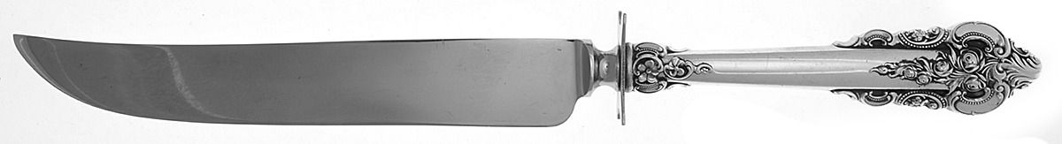 Grande Baroque (Sterling, 1941) Large Stainless Blade Roast Carving Knife by Wallace Silver-1