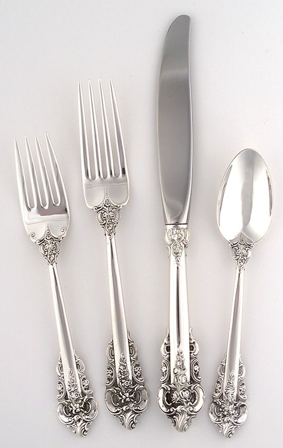 Grande Baroque (Sterling, 1941) 32 Piece Estate Set by Wallace Silver-1