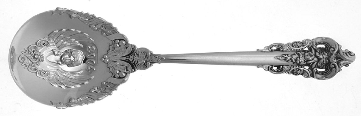 Grande Baroque (Sterling, 1941) 2004 Christmas Angel Sugar Spoon by Wallace Silver-1