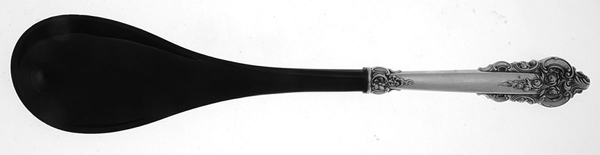 Grande Baroque (Sterling, 1941) Salad Serving Spoon with Plastic Bowl by Wallace Silver-1