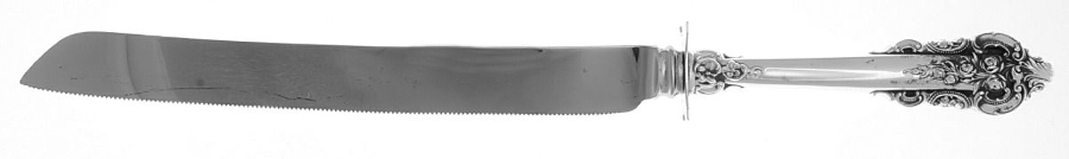 Grande Baroque (Sterling, 1941) Cake Knife with Stainless Blade by Wallace Silver-1