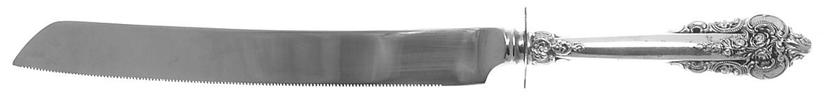 Grande Baroque (Sterling, 1941) Cake Knife with Stainless Blade by Wallace Silver-1