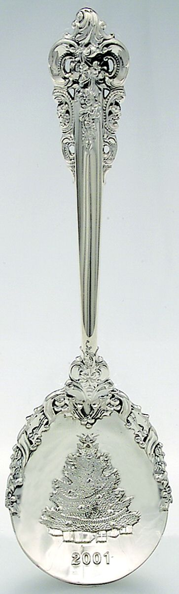 Grande Baroque (Sterling, 1941) 2001 Christmas Tree Sugar Spoon by Wallace Silver-1