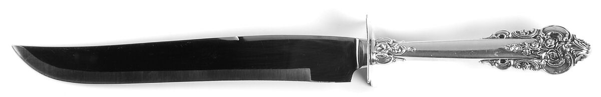 Grande Baroque (Sterling, 1941) Large Stainless Blade Roast Carving Knife by Wallace Silver-1