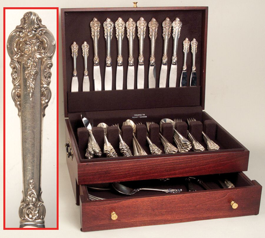 Grande Baroque (Sterling, 1941) 74 Piece Set by Wallace Silver-1