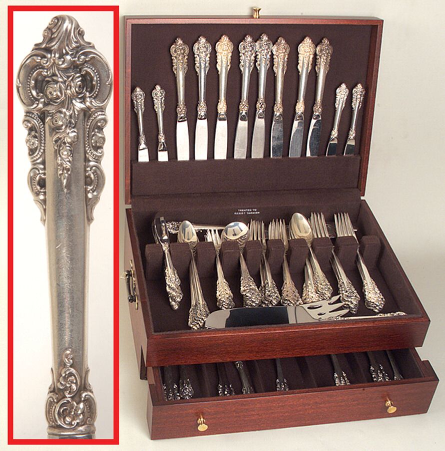Grande Baroque (Sterling, 1941) 75 Piece Set by Wallace Silver-1
