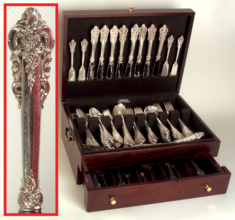 Grande Baroque (Sterling, 1941) 76 Piece Set by Wallace Silver-1