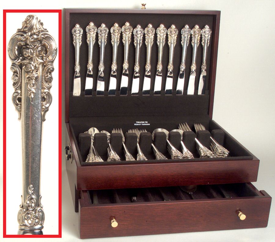Grande Baroque (Sterling, 1941) 65 Piece Set by Wallace Silver-1