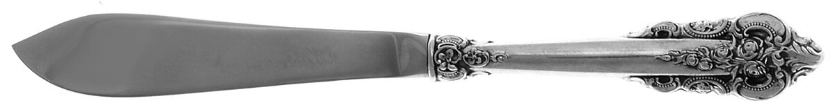 Grande Baroque (Sterling, 1941) Modern Hollow Butter Spreader (Stainless) by Wallace Silver-1