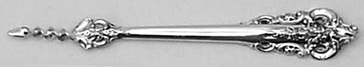 Grande Baroque (Sterling, 1941) One Tine Butter Pick by Wallace Silver-1