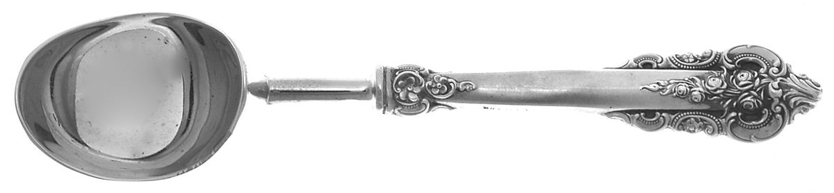 Grande Baroque (Sterling, 1941) Ice Cream Scoop with Silverplate Bowl by Wallace Silver-1