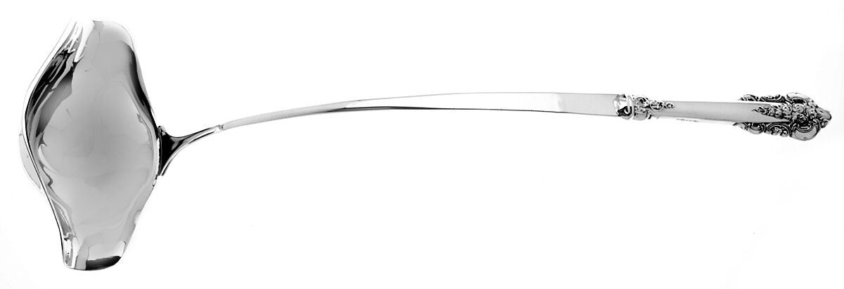Grande Baroque (Sterling, 1941) Hollow Handle Punch Ladle with Solid Bowl by Wallace Silver-1