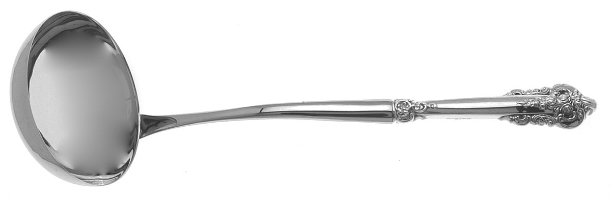Grande Baroque (Sterling, 1941) Soup Ladle with Stainless Bowl by Wallace Silver-1