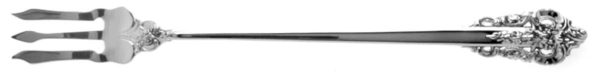 Grande Baroque (Sterling, 1941) Long Handle Pickle/Olive Fork by Wallace Silver-1