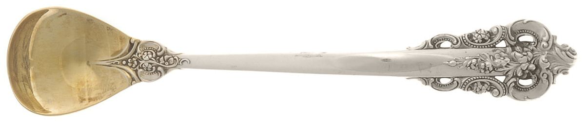 Grande Baroque (Sterling, 1941) Mustard Spoon by Wallace Silver-1