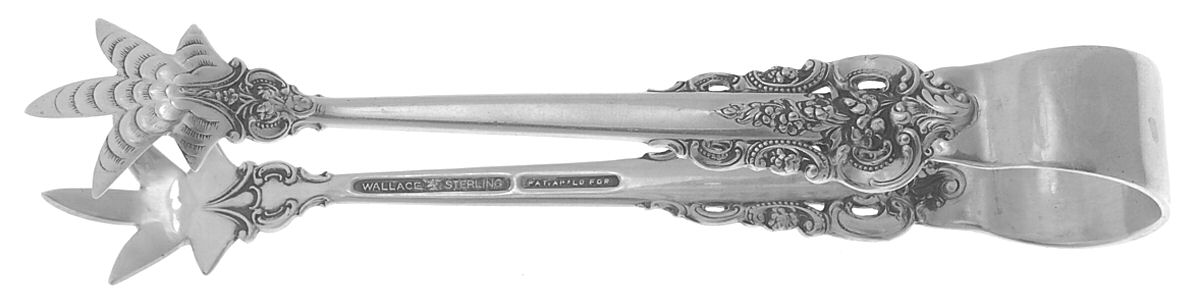 Grande Baroque (Sterling, 1941) Sugar Tongs by Wallace Silver-1