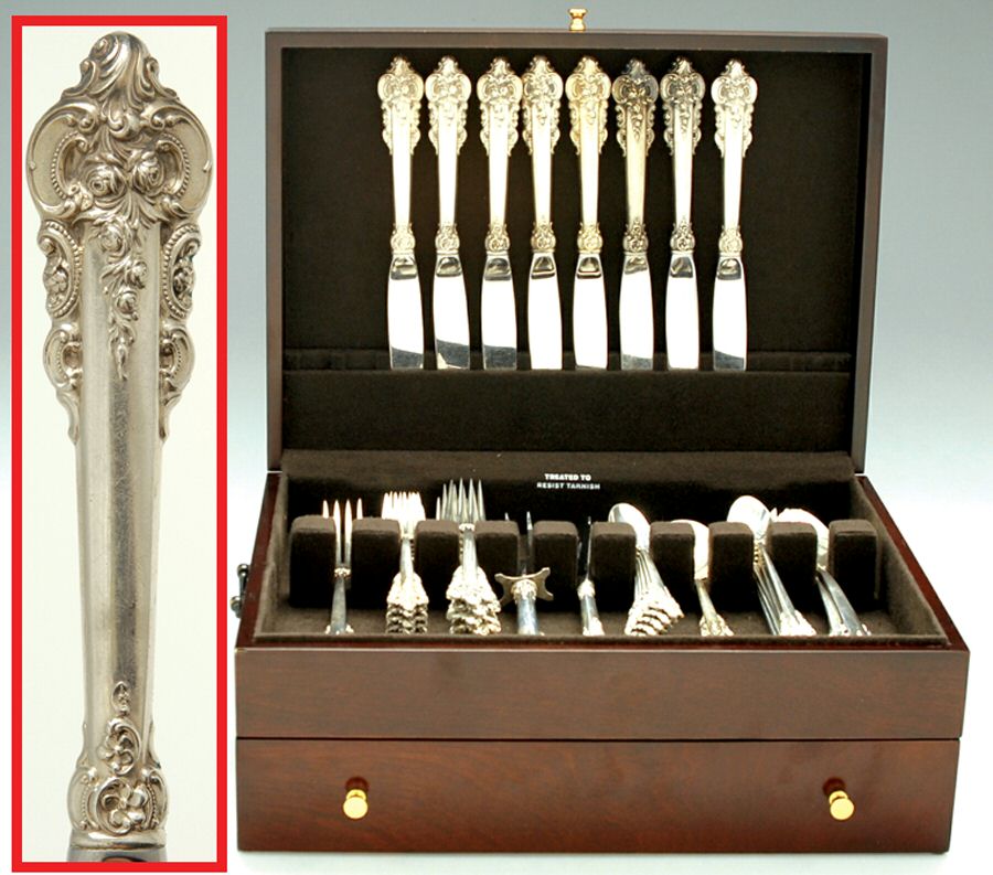 Grande Baroque (Sterling, 1941) 47 Piece Set by Wallace Silver-1