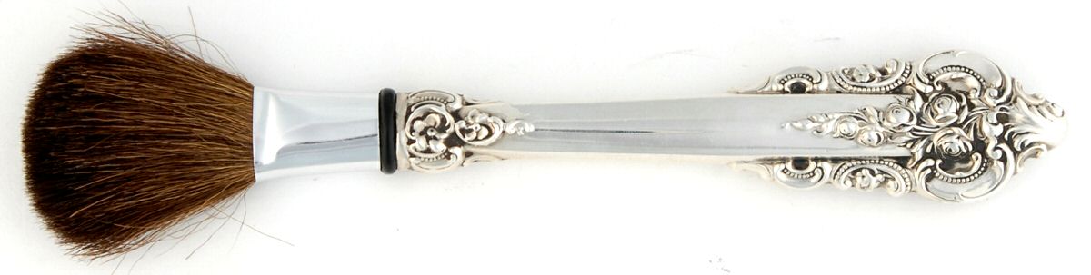 Grande Baroque (Sterling, 1941) Cosmetic Brush with Stainless Attachment by Wallace Silver-1