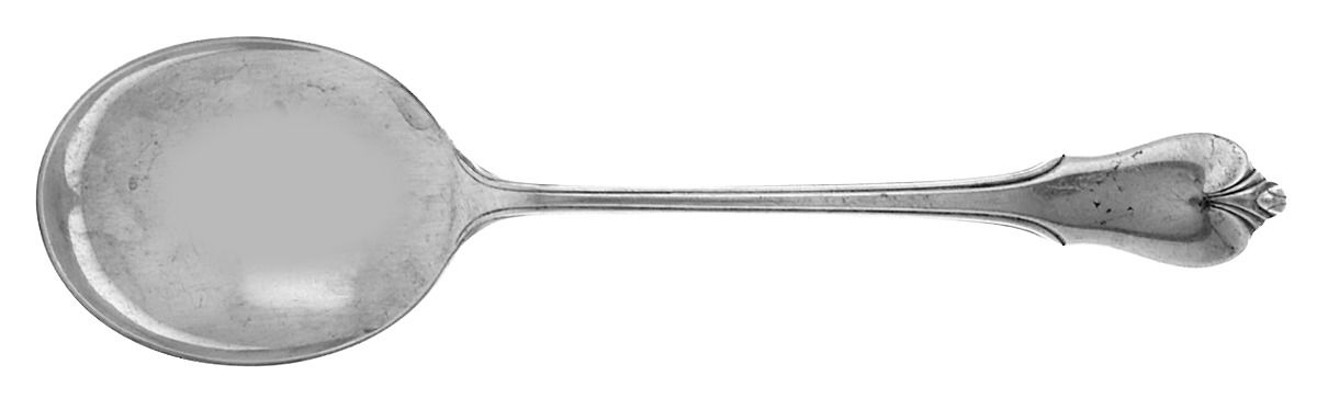 Grand Colonial (Sterling, 1942, No Monos) Round Bowl Soup Spoon (Cream Soup) by Wallace Silver-1
