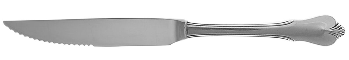 Grand Colonial (Sterling, 1942, No Monos) Steak Knife Individual Hollow, Serrate HC by Wallace Silver-1