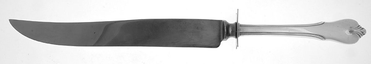 Grand Colonial (Sterling, 1942, No Monos) Large Stainless Blade Roast Carving Knife by Wallace Silver-1