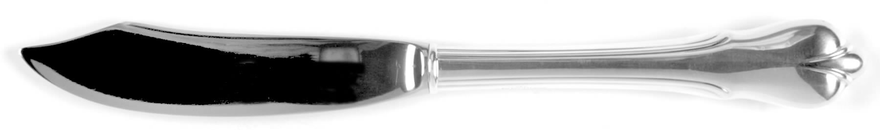 Grand Colonial (Sterling, 1942, No Monos) Individual Fish Knife with Stainless Blade by Wallace Silver-1
