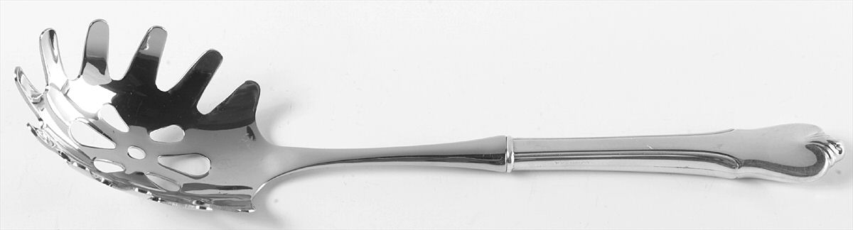 Grand Colonial (Sterling, 1942, No Monos) Pasta Server with Stainless Bowl by Wallace Silver-1