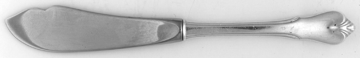 Grand Colonial (Sterling, 1942, No Monos) Hollow Handle Master Butter Knife by Wallace Silver-1