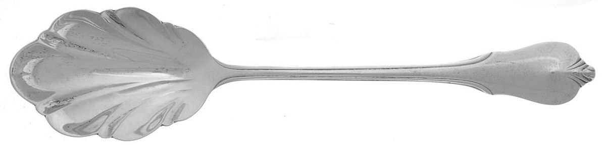 Grand Colonial (Sterling, 1942, No Monos) Sugar Shell Spoon by Wallace Silver-1