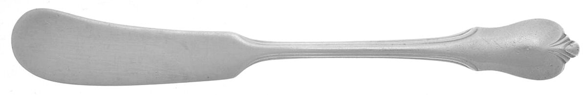 Grand Colonial (Sterling, 1942, No Monos) Flat Handle Butter Spreader by Wallace Silver-1