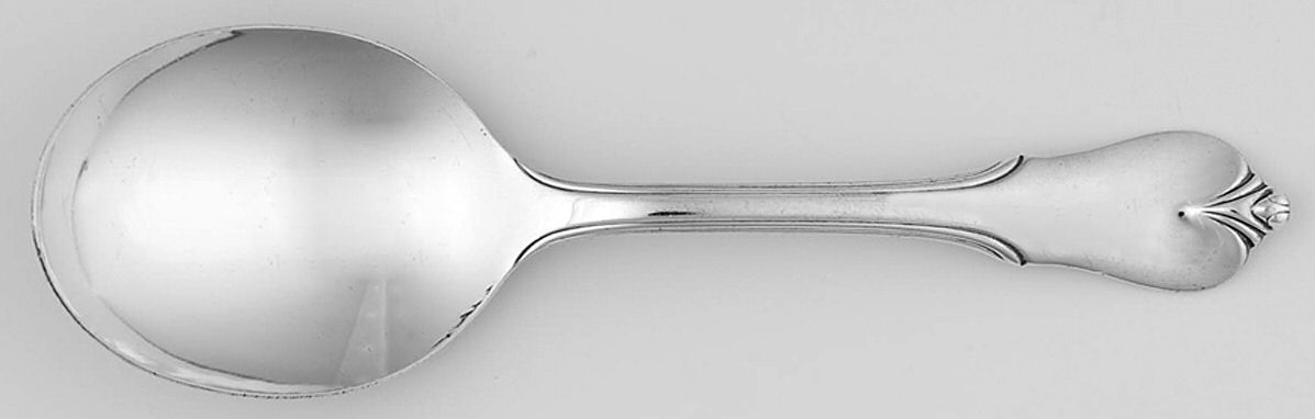 Grand Colonial (Sterling, 1942, No Monos) Straight Handle Baby Spoon by Wallace Silver-1