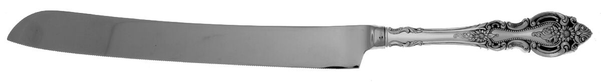 Grand Victorian (Sterling, 1973) Wedding Cake Knife with Stainless Blade HC by Wallace Silver-1