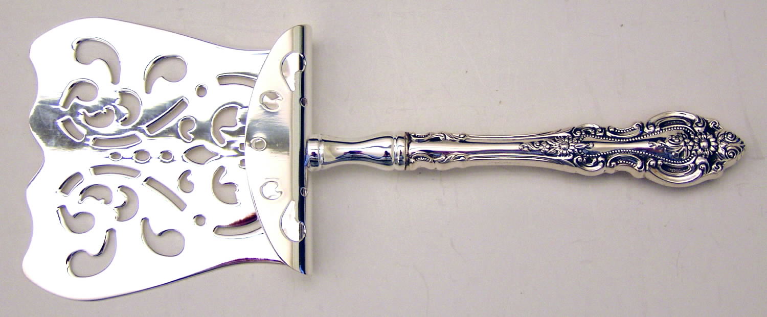 Grand Victorian (Sterling, 1973) Hollow Asparagus Server with Silverplate Hood by Wallace Silver-1