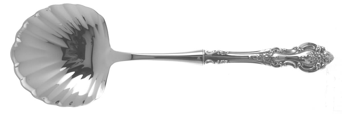 Grand Victorian (Sterling, 1973) Casserole Spoon with Stainless Shell Bowl by Wallace Silver-1