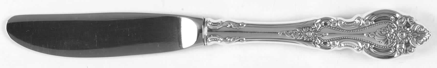 Grand Victorian (Sterling, 1973) Modern Hollow Butter Spreader (Stainless) by Wallace Silver-1
