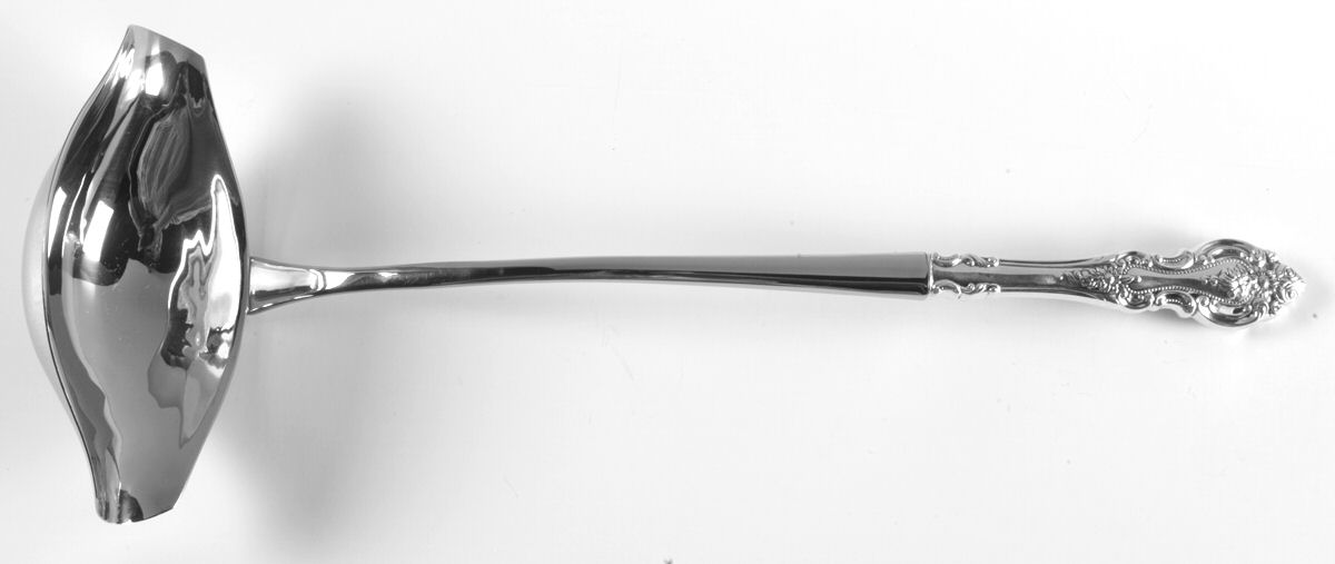 Grand Victorian (Sterling, 1973) Punch Ladle with Stainless Bowl by Wallace Silver-1