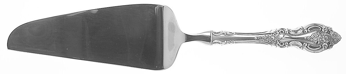Grand Victorian (Sterling, 1973) Pie and Cake Server with Stainless Blade by Wallace Silver-1