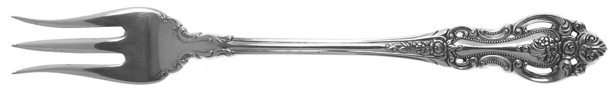 Grand Victorian (Sterling, 1973) Cocktail/Seafood Fork by Wallace Silver-1
