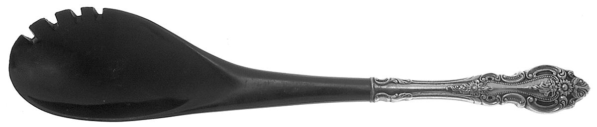 Grand Victorian (Sterling, 1973) Salad Serving Fork with Plastic Prongs by Wallace Silver-1