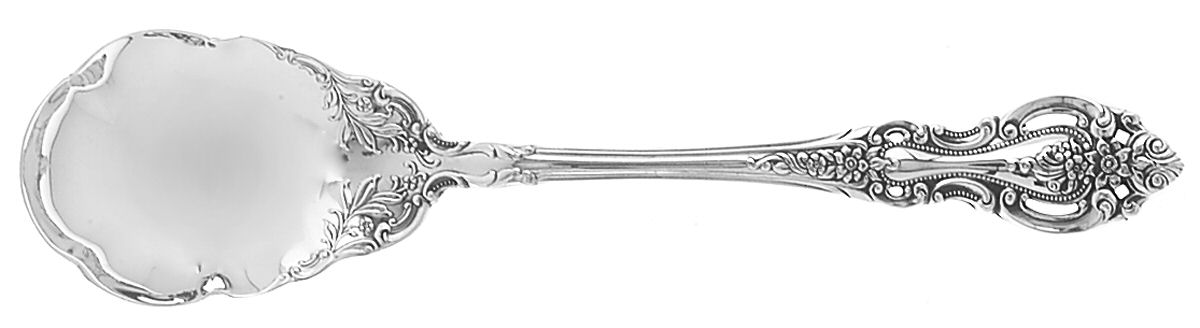 Grand Victorian (Sterling, 1973) Sugar Shell Spoon by Wallace Silver-1