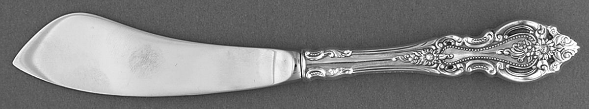 Grand Victorian (Sterling, 1973) Hollow Handle Master Butter Knife by Wallace Silver-1