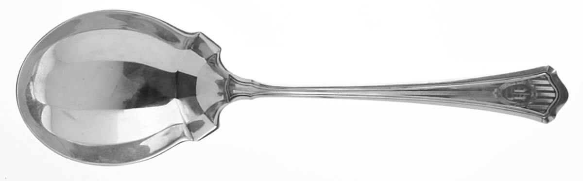 Hamilton (Sterling, 1911, No Monograms) Solid Salad Serving Spoon by Wallace Silver-1