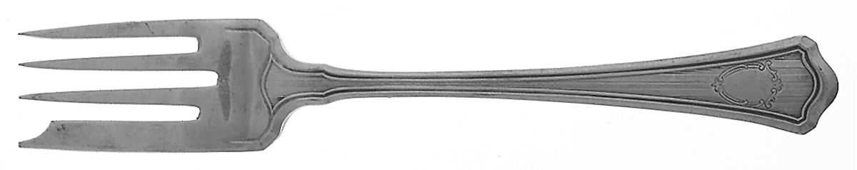 Hamilton (Sterling, 1911, No Monograms) Individual Salad Fork by Wallace Silver-1