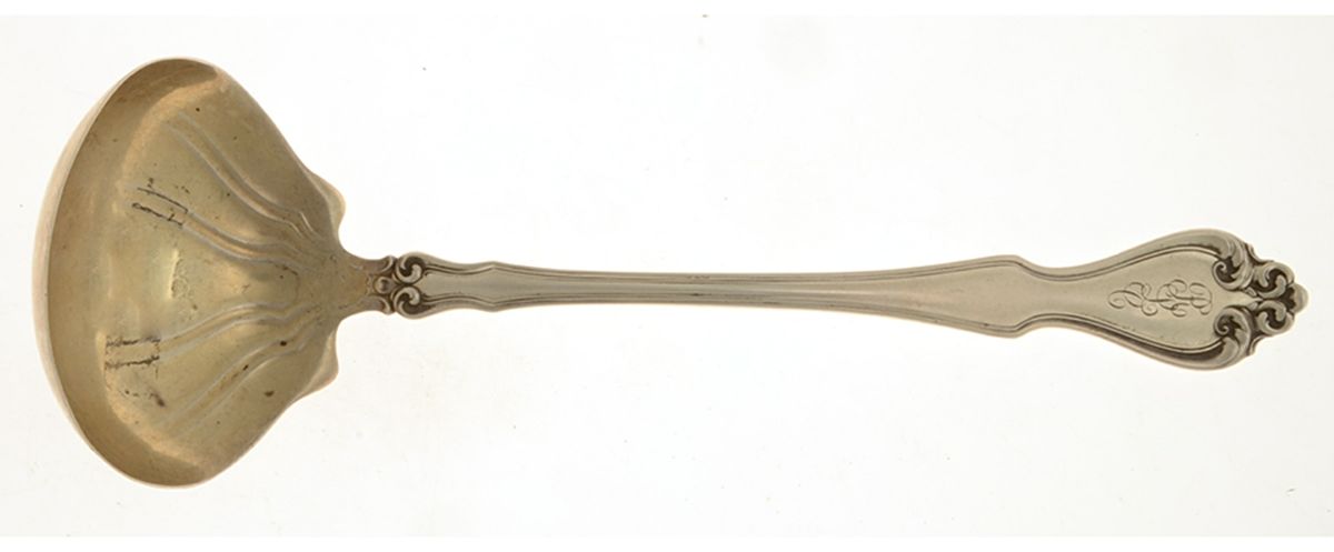 Hampton (Sterling, 1904) Solid Soup Ladle by Wallace Silver-1