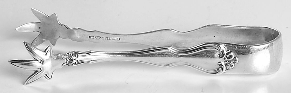 Hampton (Sterling, 1904) Large Sugar Tongs by Wallace Silver-1