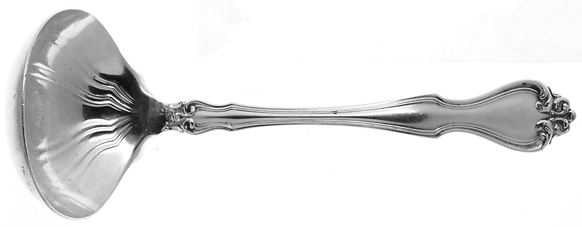 Hampton (Sterling, 1904) Solid Gravy Ladle by Wallace Silver-1